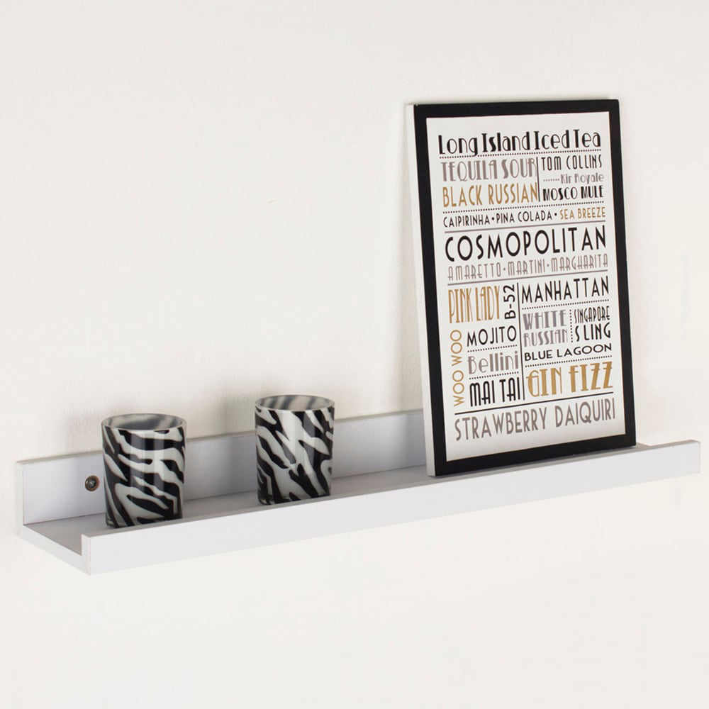 Core Products Dura 48cm Matt White Display Shelf Image 2