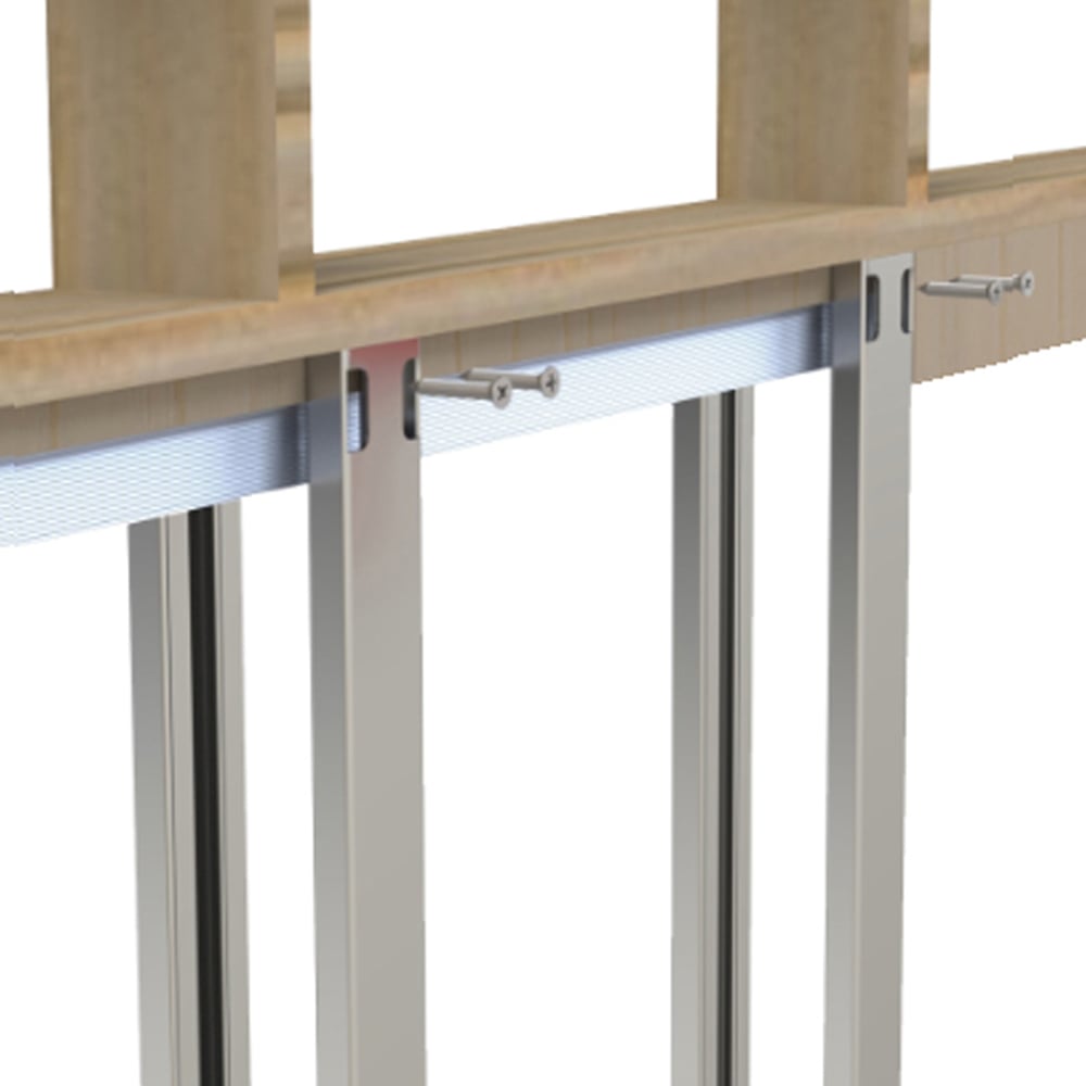 Coburn Hideaway Double Door Bi Parting Pocket Door Kit 1524 x 2743mm Image 3