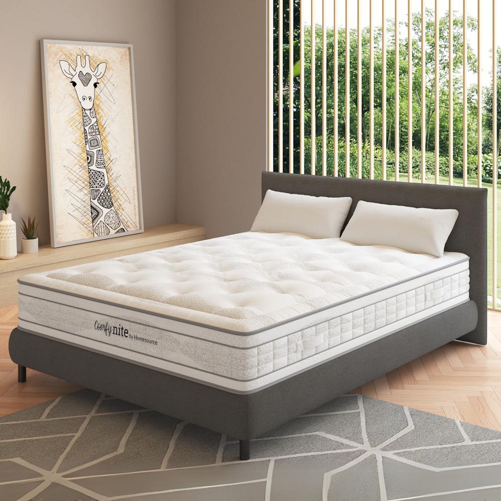 Home Source Lyra Single Quilted Medium Firm Pocket Sprung Mattress Image 3