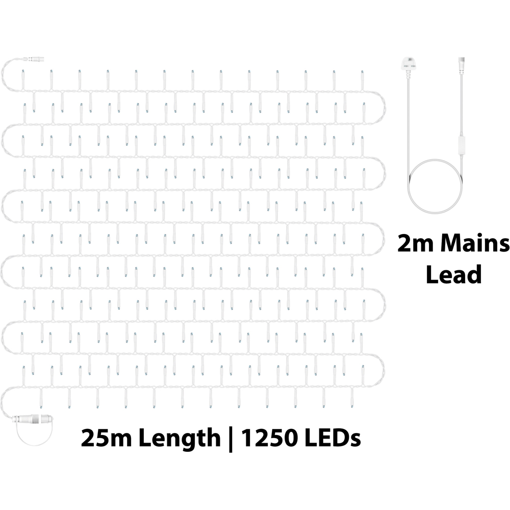 Eagle Connect 1250 RGB LED White Cluster Light 25m Image 7