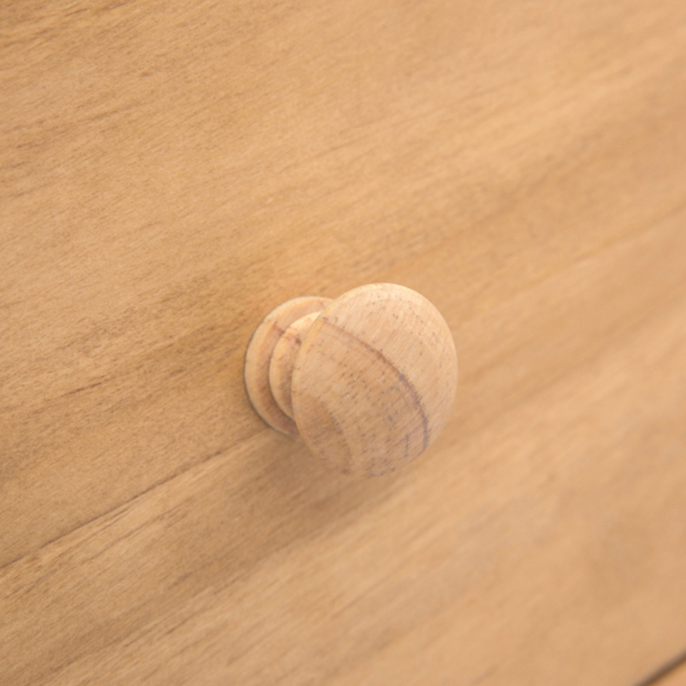 Cabinet Bits Lucca 4 Drawer Antique Wax Wood Knob Chest of Drawers Image 7