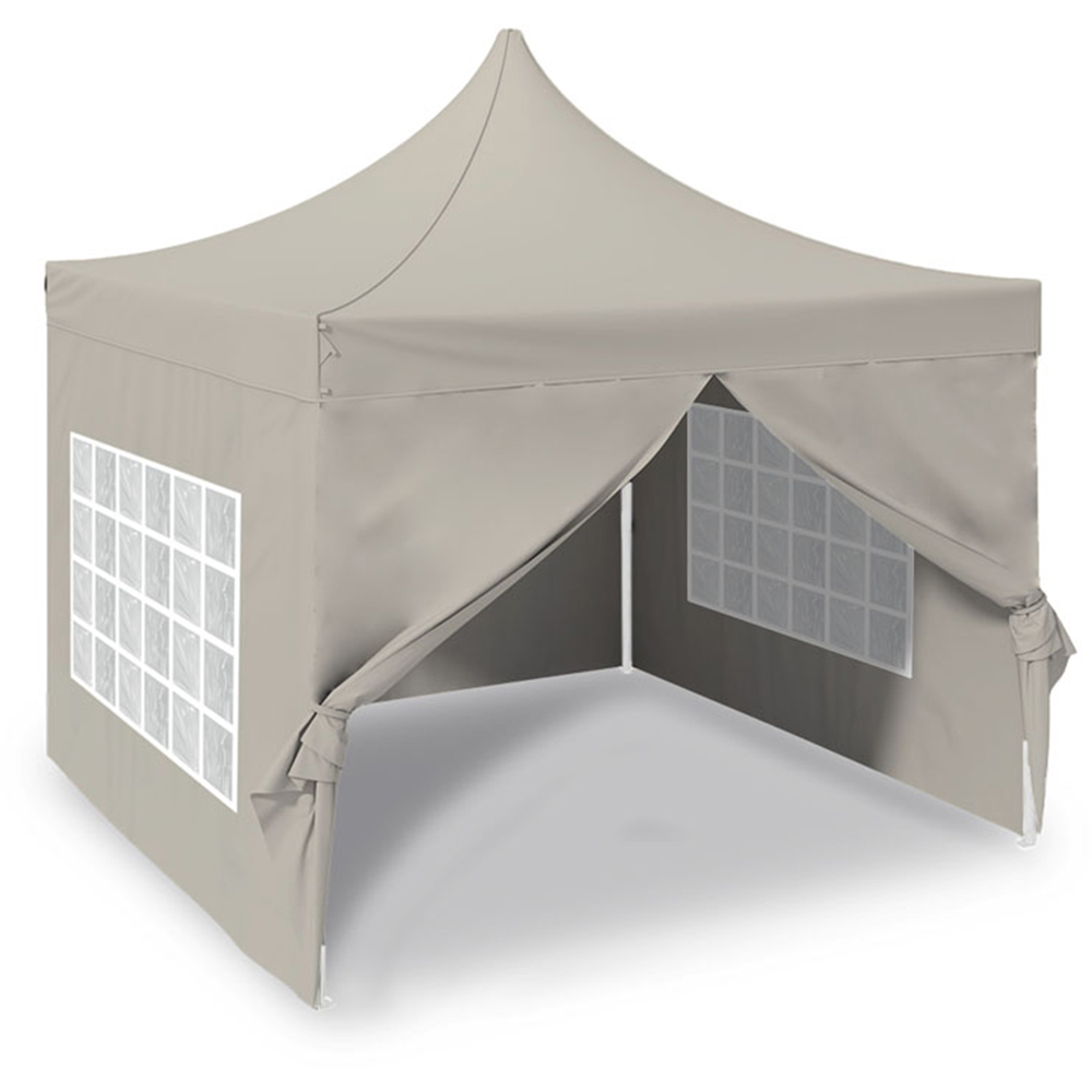 Jack Stonehouse 3 x 3m Beige Portable Pop Up Gazebo Image 2