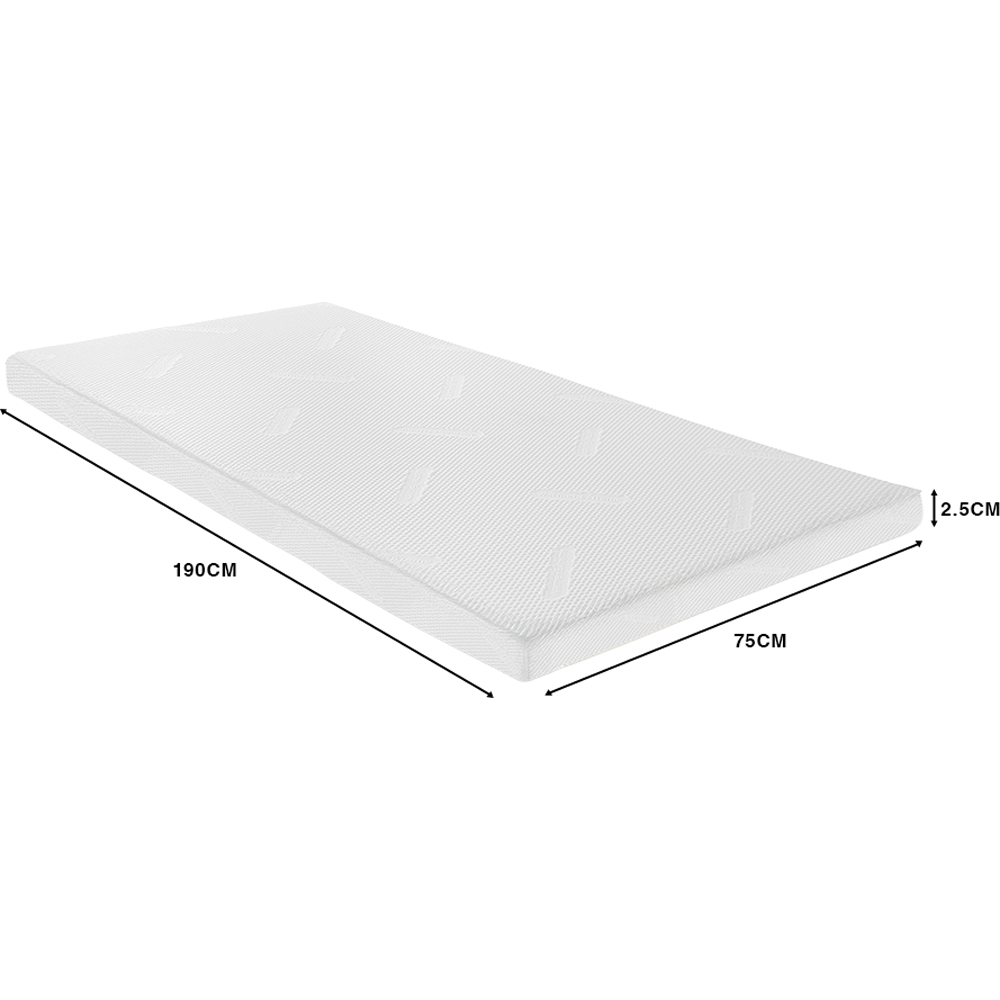 Starlight Beds Small Single Memory Foam Warmer Mattress Topper 1 inch Image 5