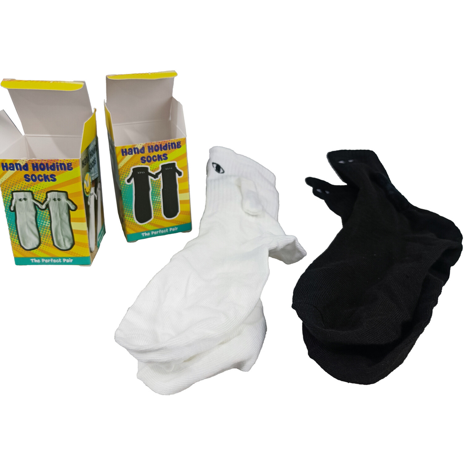 Hand Holding Socks - Black or White Image 7