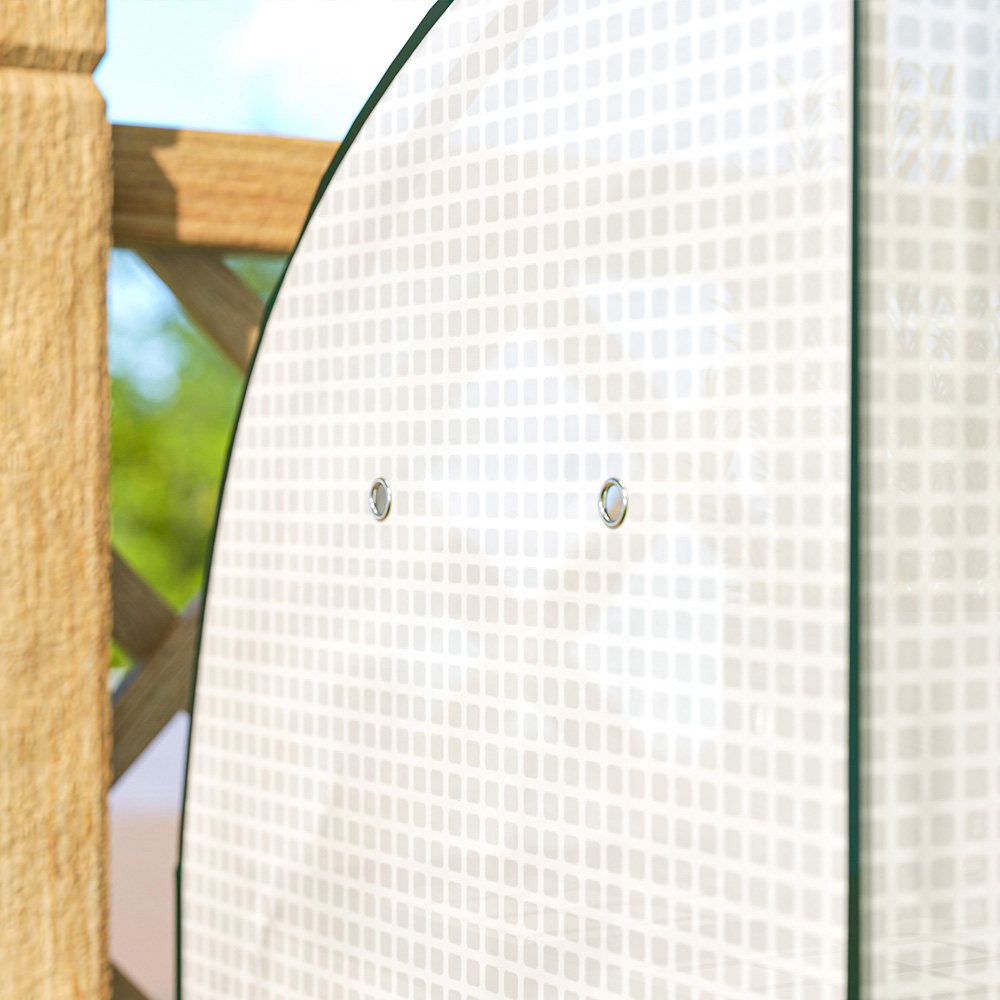 Outsunny White PE Cover 3.9 x 1.6ft Mini Greenhouse Image 3