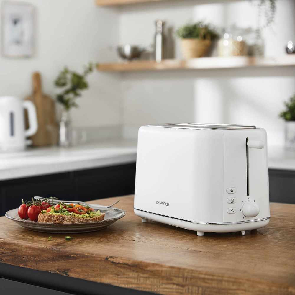 Kenwood KW1115 Abbey Lux White 2 Slice Toaster 800W Image 2