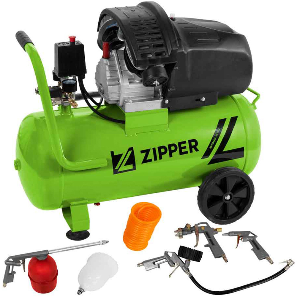 Zipper ZI-COM50-2V510E 230V V Twin Air Compressor 50L Image 2