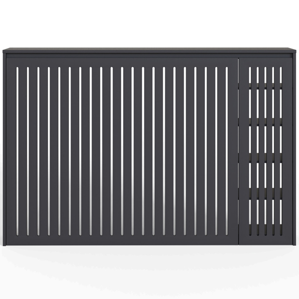 GFW Cooper Black Storage Radiator Cover 1410 x 950mm Image 4