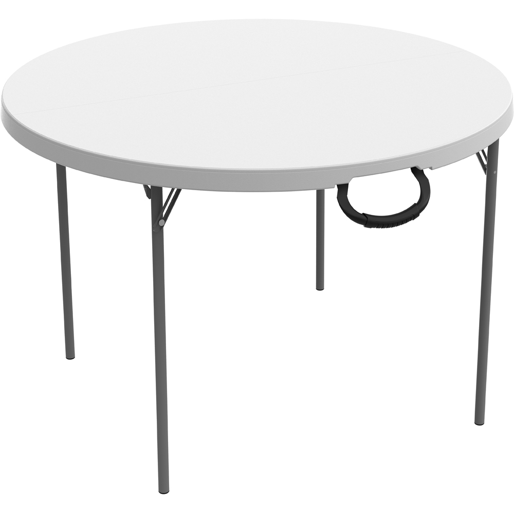 Lifetime Products 4 Seater Fold In Half Light Round Commercial Table Image 2