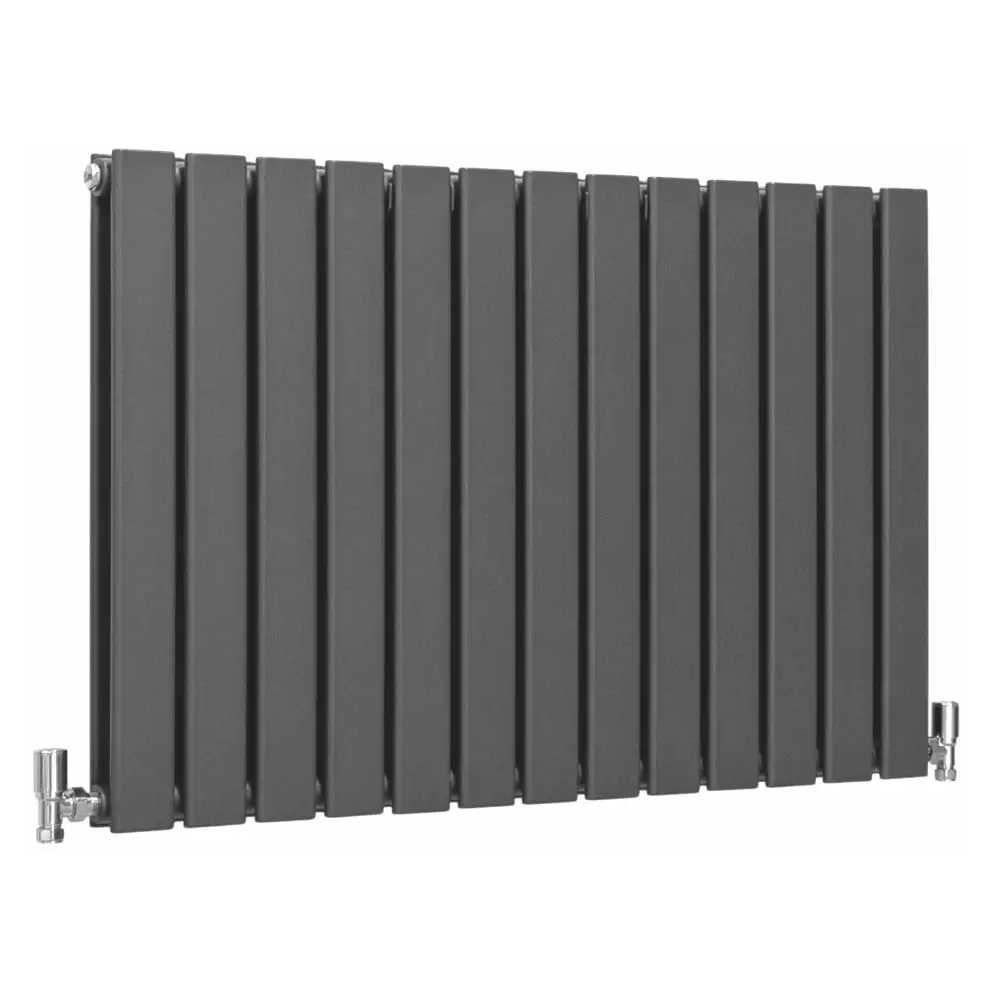 MonsterShop Anthracite Grey Flat Radiator 600 x 910mm Image 2