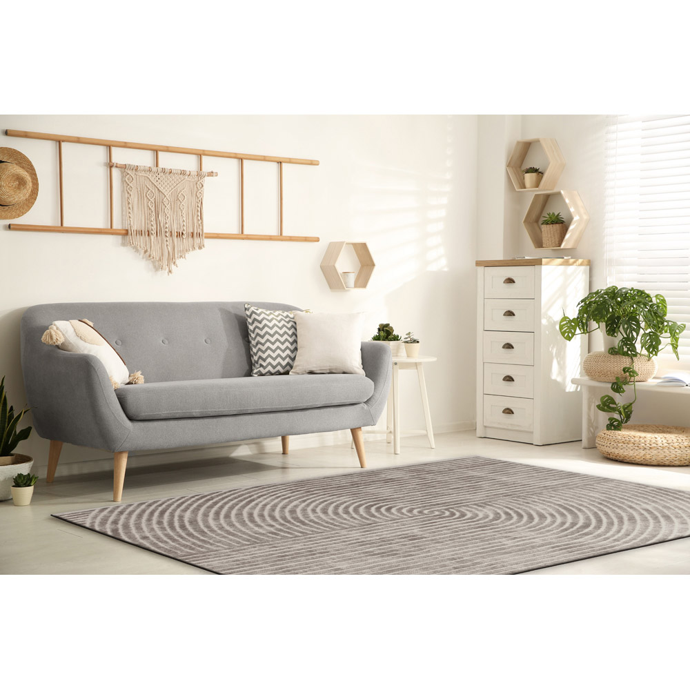 Eselle Muse Zen Grey Rug 120 x 170cm Image 6