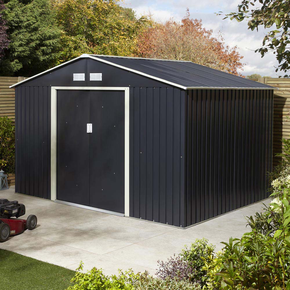 Trentvale 10X8 Metal Apex Shed Image 4