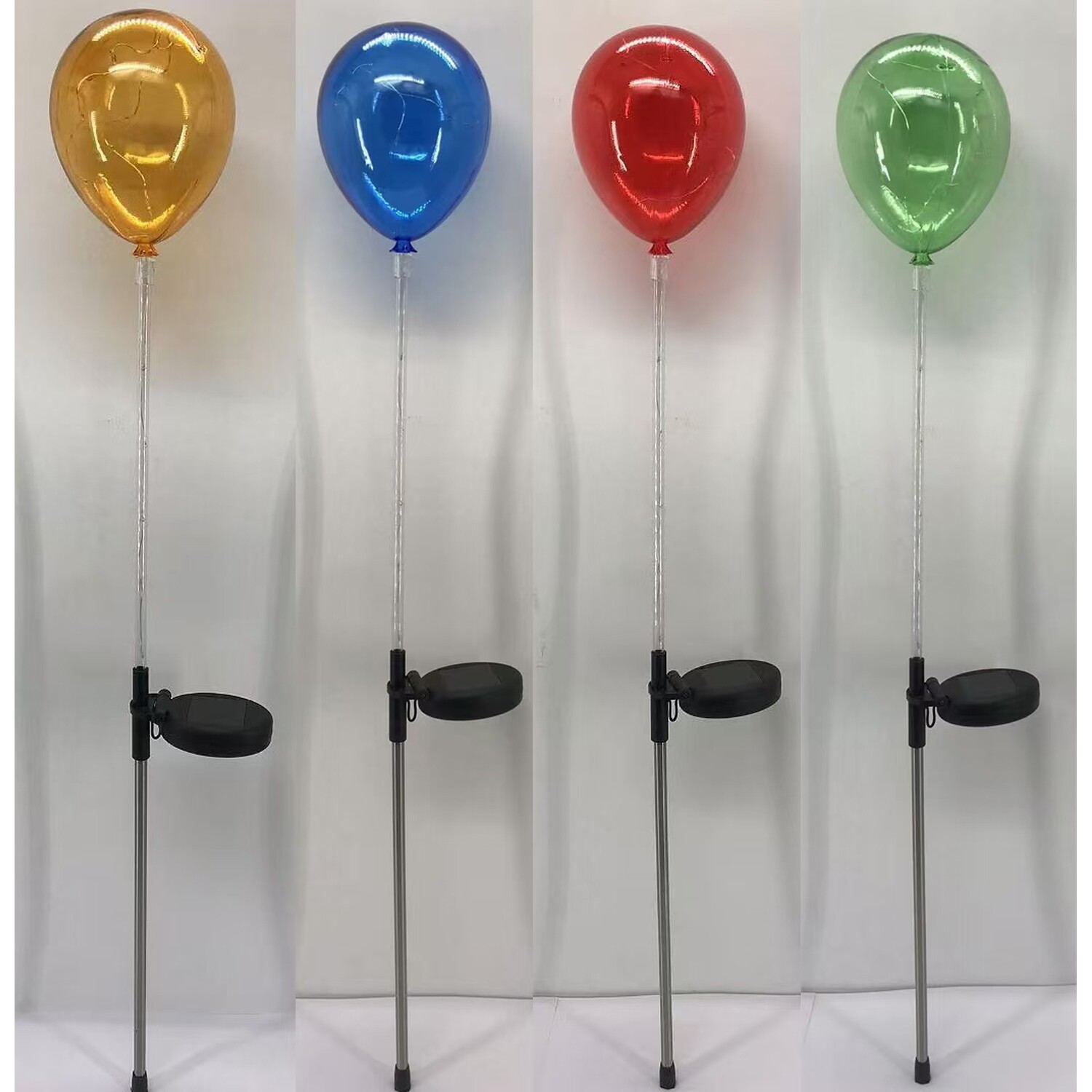 Solar Powered Balloon Stake Light - Multicolour Image 2