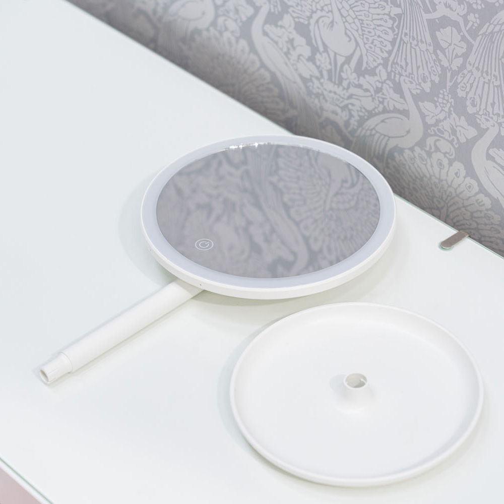 ValueLights White LED Make Up Mirror with Bluetooth Speaker Image 4