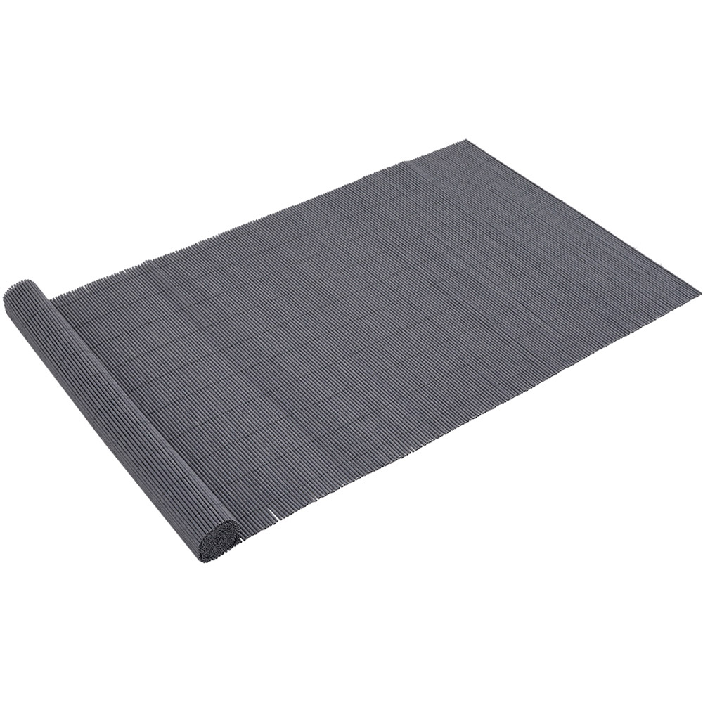 Living and Home 4.9 x 9.8ft Dark Grey Waterproof UV-Resistant Privacy Fence Image 2