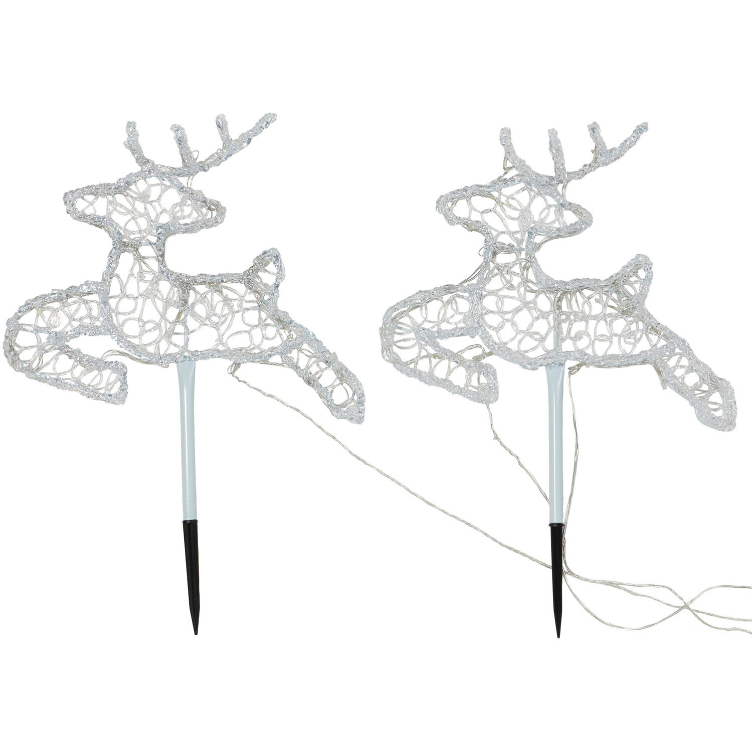 Set of 6 Reindeer Garden Stakes Image 2