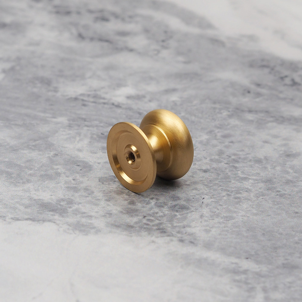 Handle & Home Satin Brass Knob 25mm Image 4