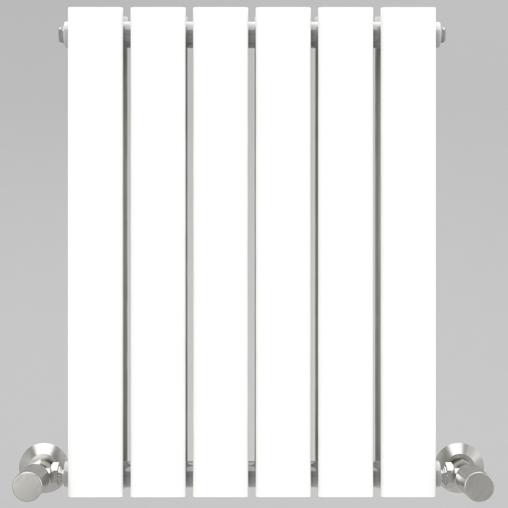 White 2768 BTU Double Flat Panel Vertical Column Radiator 600 x 408mm Image 3