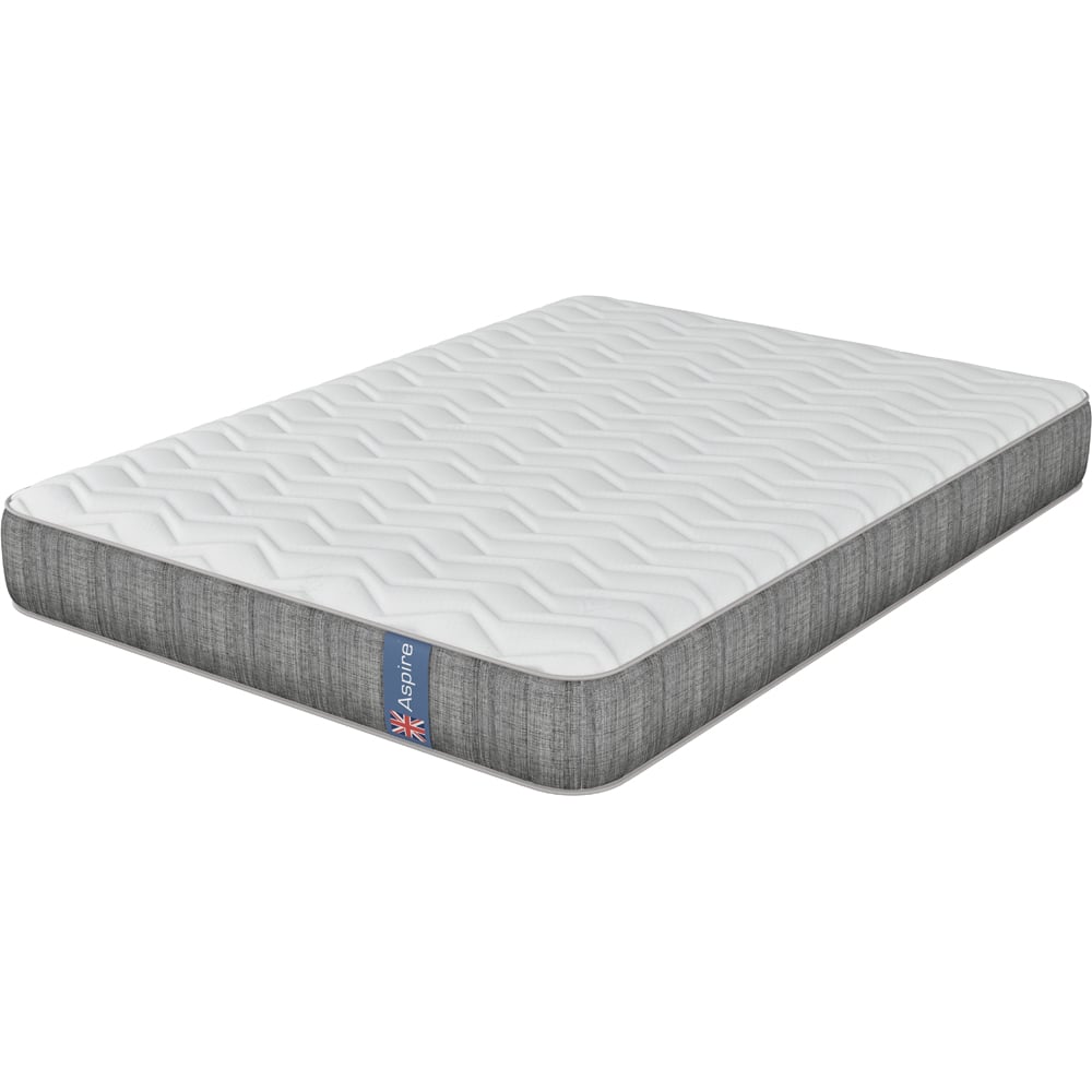 Aspire Kids and Teenagers Double Pocket Sprung Memory Support Mattress Image 1