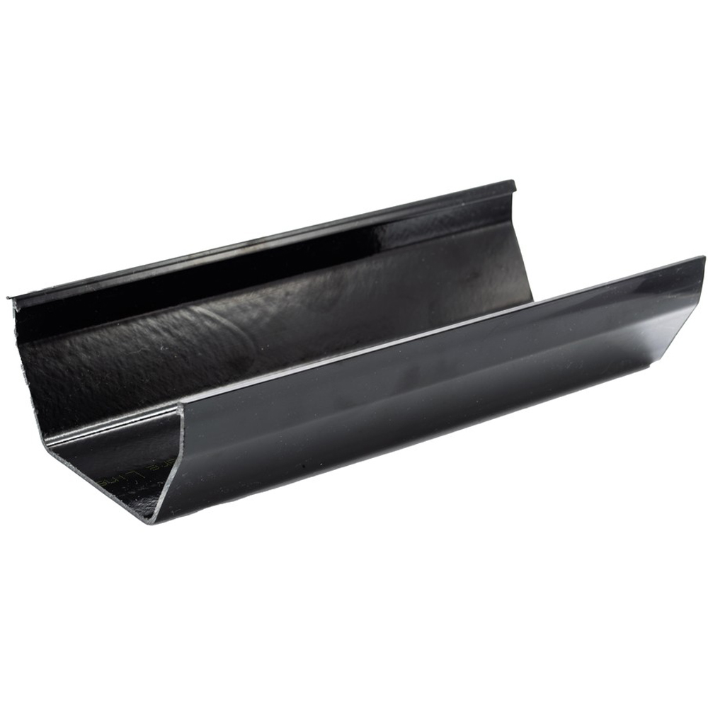 FloPlast Square Gutter Black 114mm x 2m Image 3