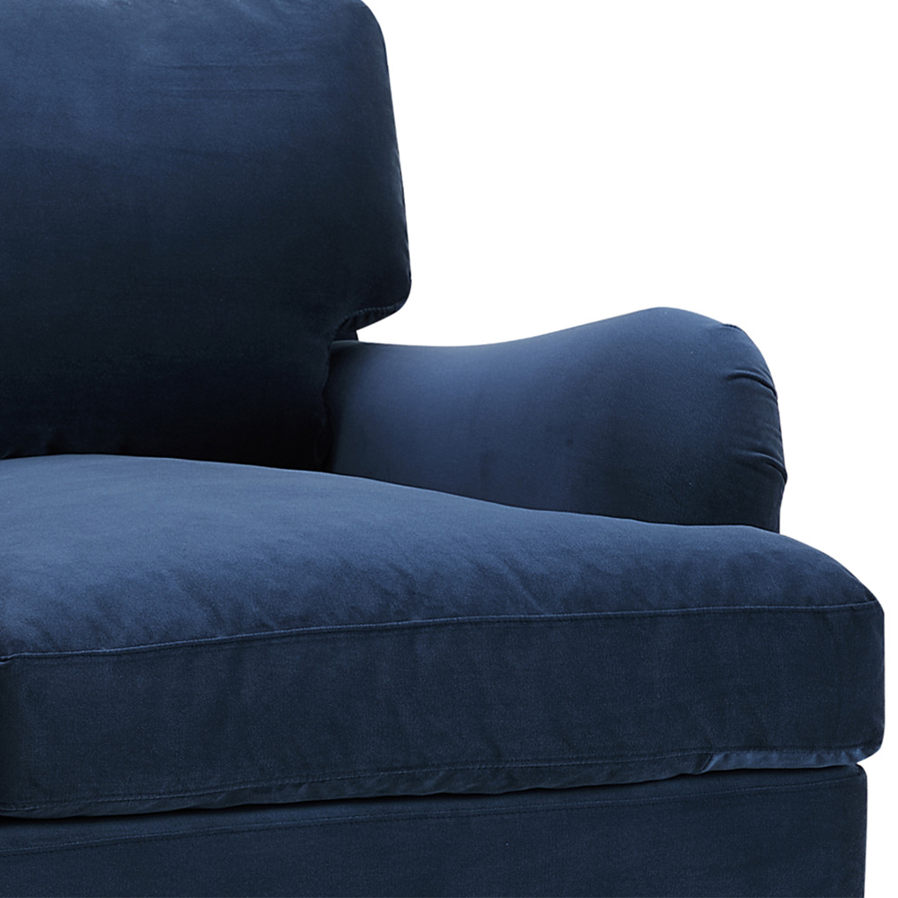 Home Detail Oxford 2 Seater Navy Blue Velvet Sofa Image 7