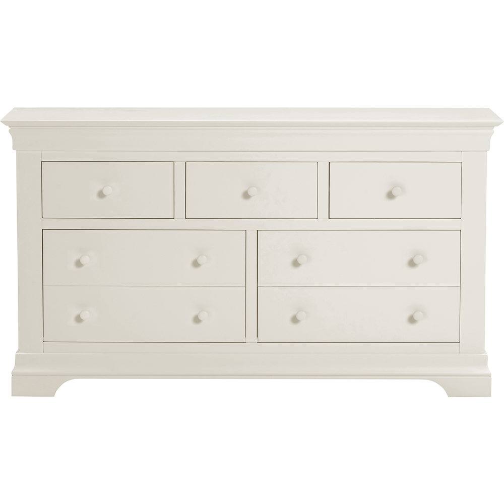 Seconique Bordeaux 5 Drawer Ivory Storage Chest Image 5