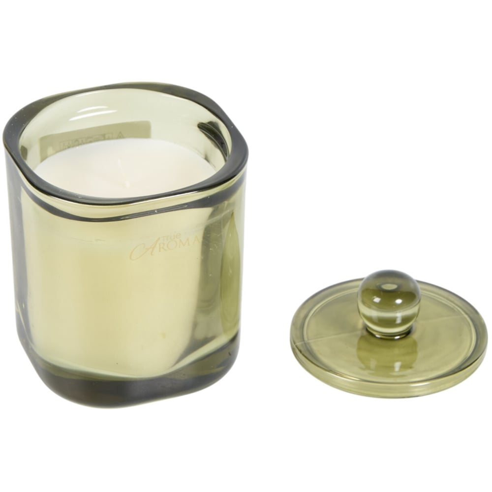 True Aroma Glass Candle - Pistachio Macaroon Image 2
