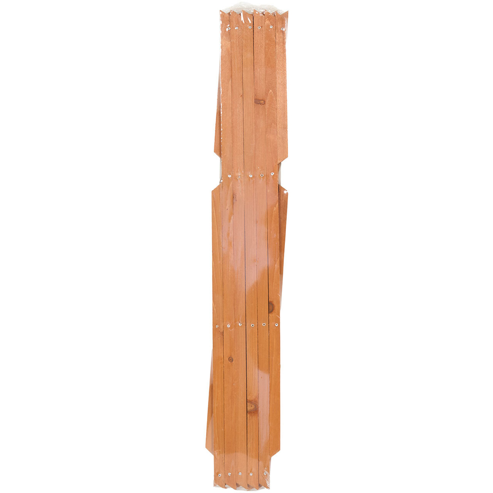 Expanding Wooden Garden Trellis Tan 180 x 60cm Image 2
