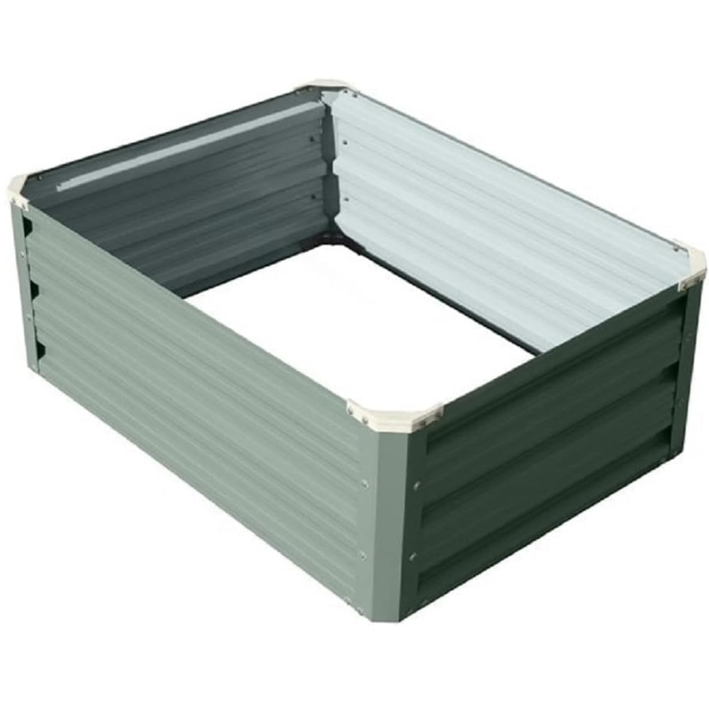 Garden Gear Sage Green Metal Raised Garden Bed 80 x 60cm Image 3