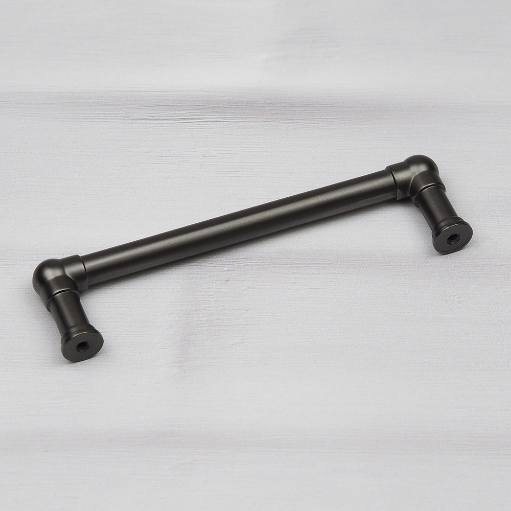 Handle & Home Brushed Black Pipe Handle 128mm Image 5