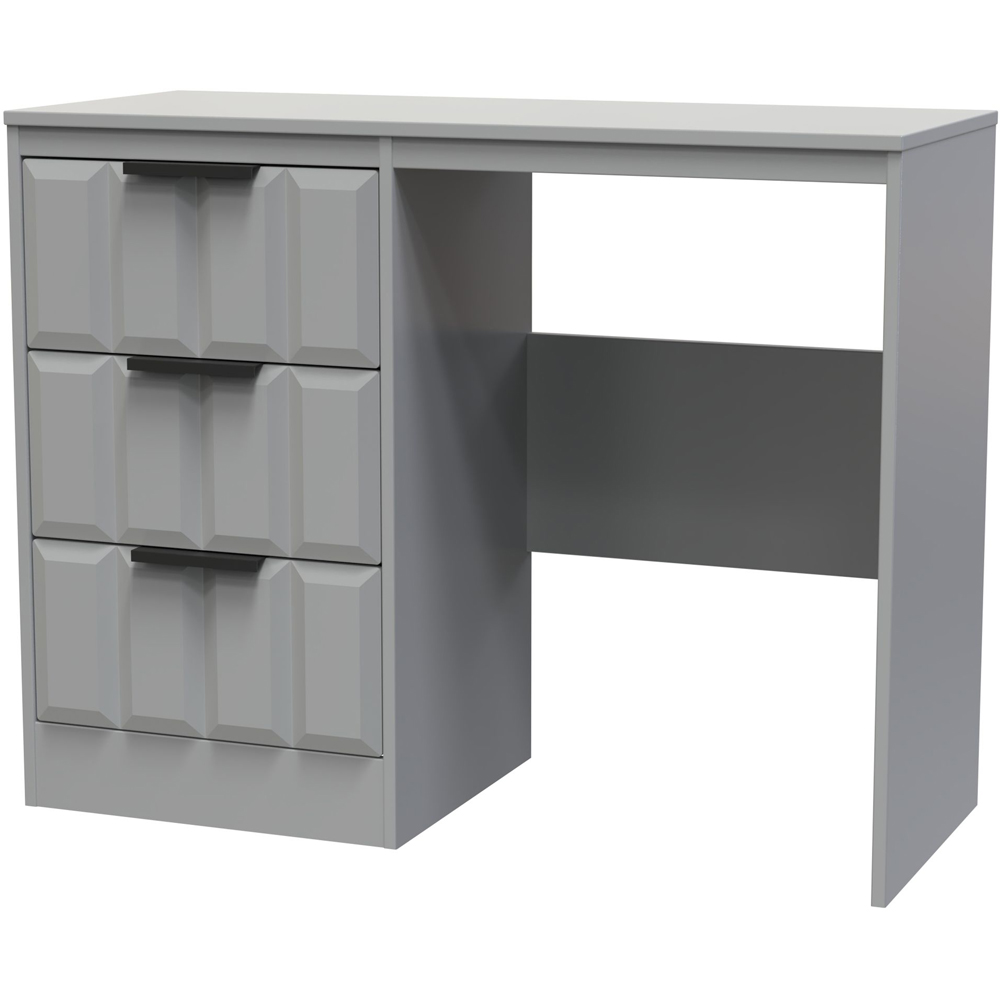Crowndale New York 3 Drawer Dusk Grey Dressing Table Image 2