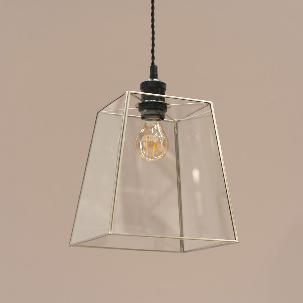 ValueLights Susie Chrome Glass Pendant Shade Image 3