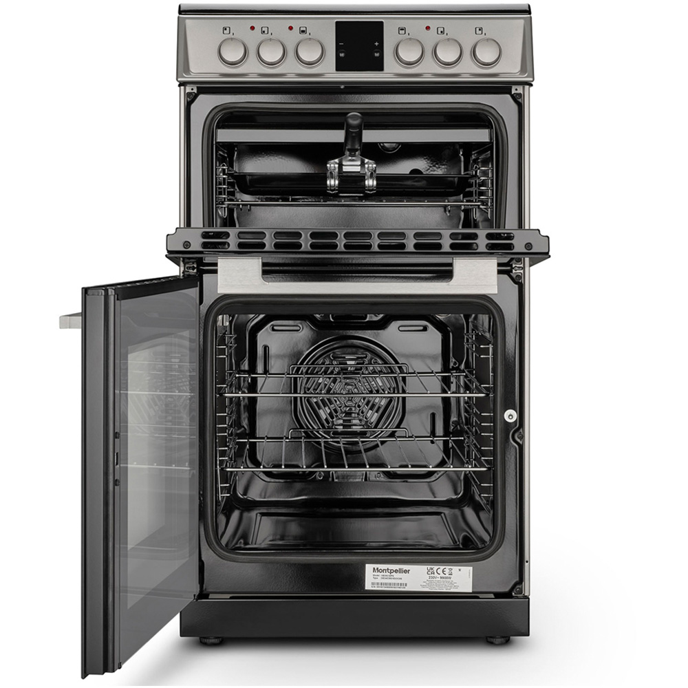 Montpellier MDOC60FS Silver Compact Ceramic 32L Double Cooker Image 3