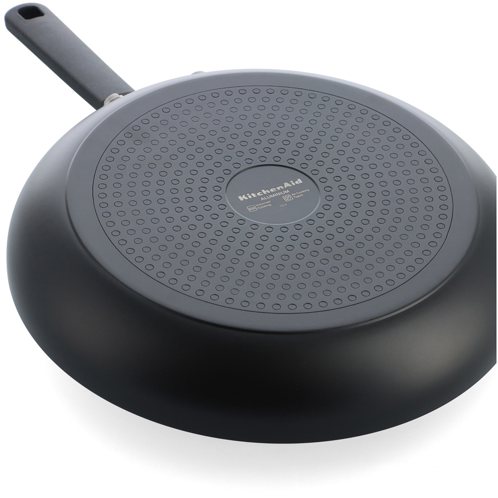 KitchenAid 30cm Matte Black Coloured Aluminium Frypan Image 4