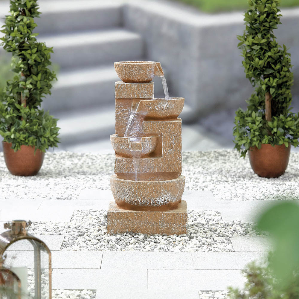 Stylish Fountain Sparkling Bowls LED Water Feature Image 6