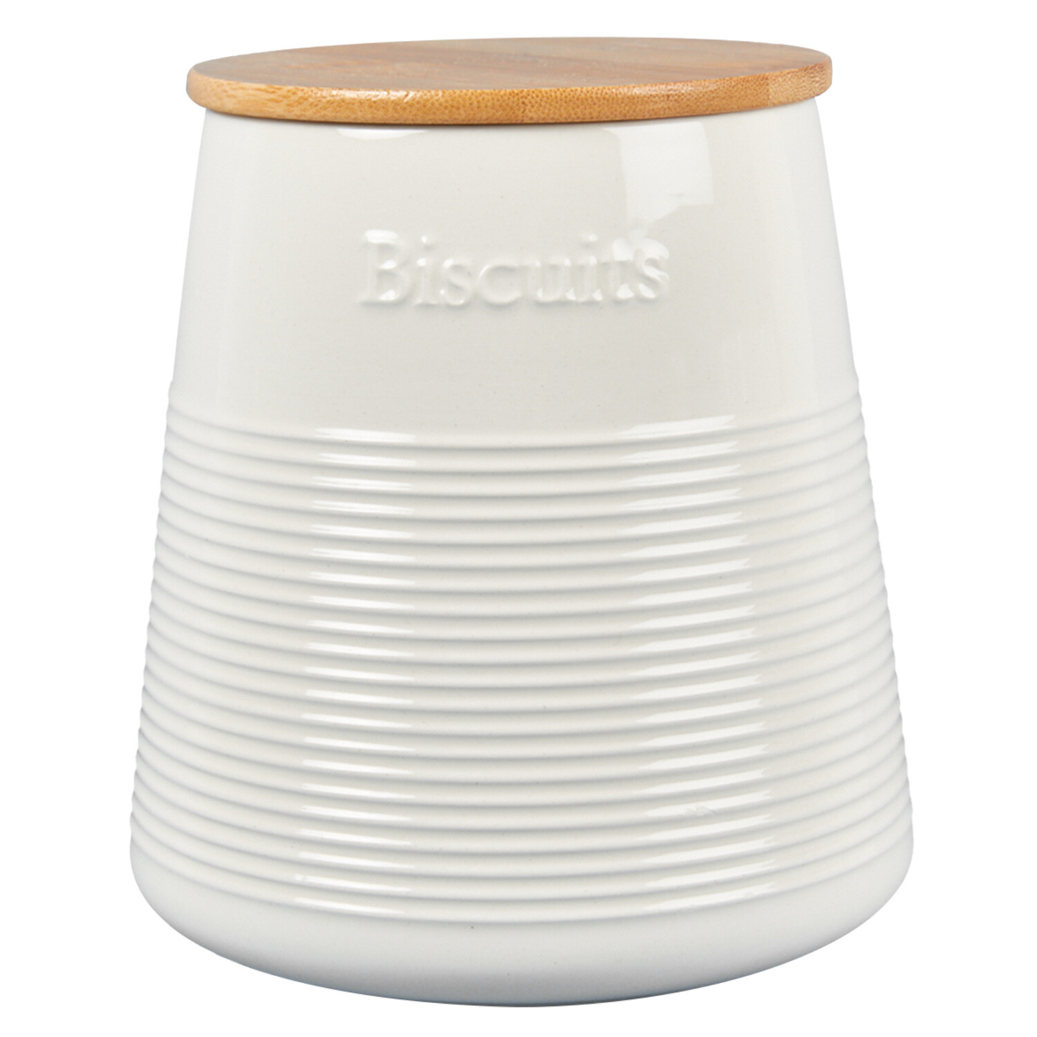 Conical Canister - Cream / Biscuits Image 1