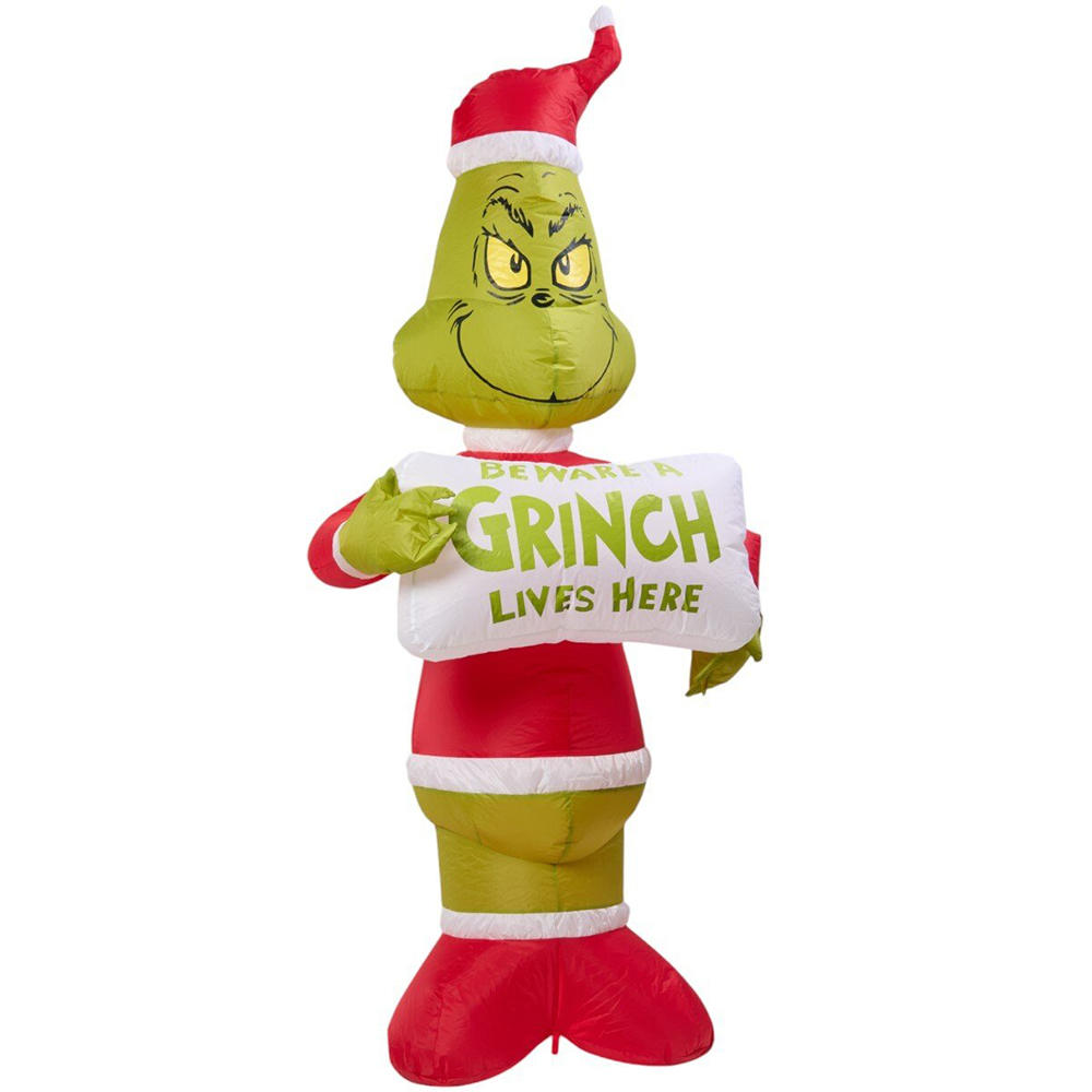Inflatable Grinch - Green and Red Image 3