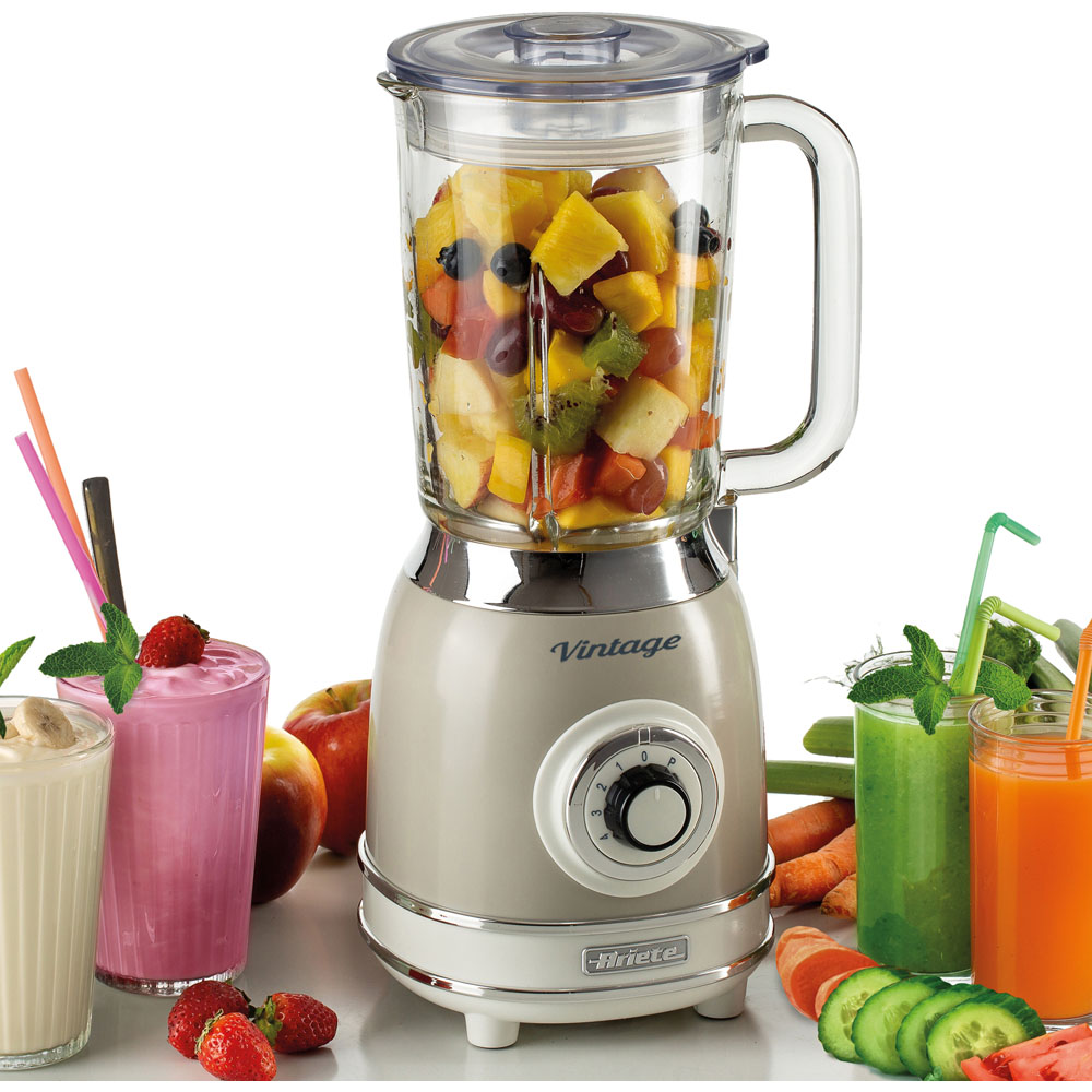 Ariete Cream Vintage 1.5L Glass Jug Blender Image 7