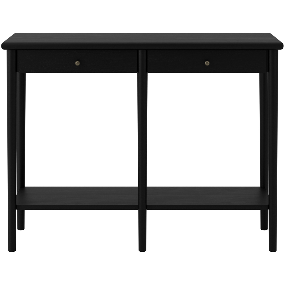 LPD Home Jackson Matte Black Console Table Image 3