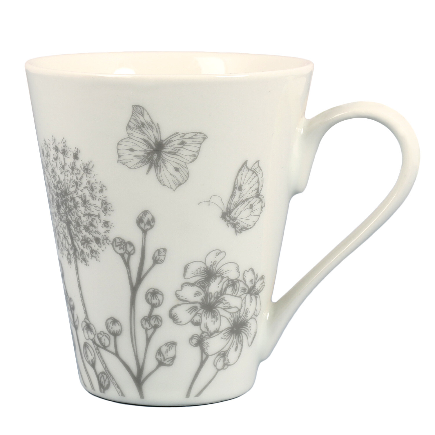 Butterfly Conical Mug - White Image 2