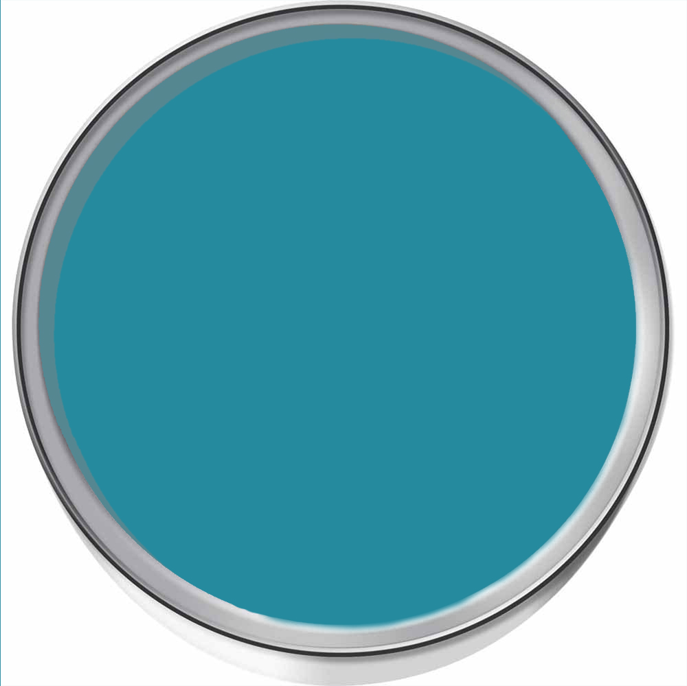Hemway Persian Turquoise Furniture and Walls Matt Chalk Paint 1L Image 3