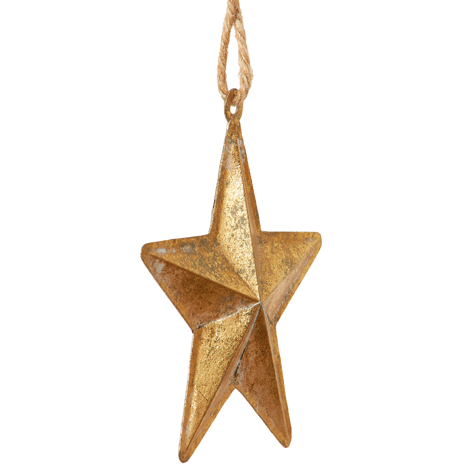 Star Hanging Decoration - Gold Image 3