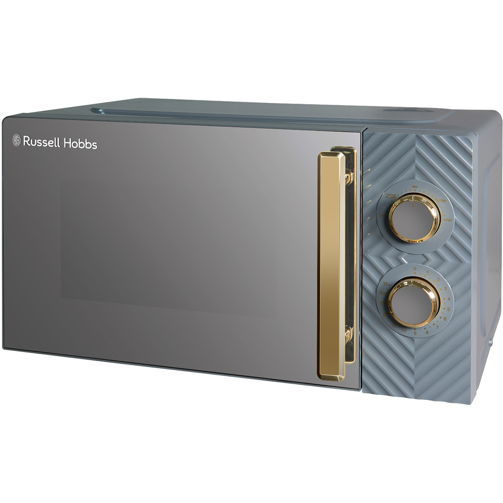 Russell Hobbs RHMM723G Grey 17L Manual Groove Microwave 700W Image 1