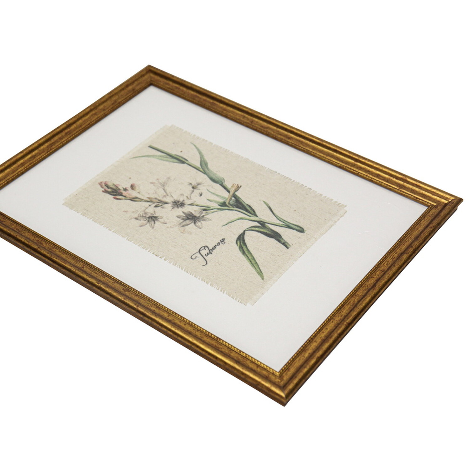Gold Framed Botanical Flowers Wall Art Image 7