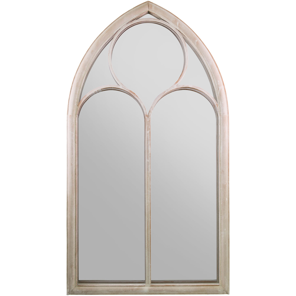 MirrorOutlet Somerley Chapel Arched Garden Mirror 150 x 81cm Image 1