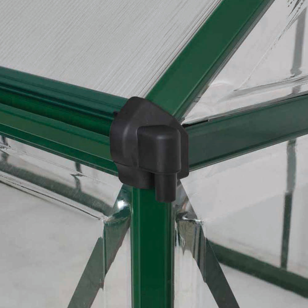 Palram Canopia Hybrid Green Polycarbonate 6 x 10ft Greenhouse Image 5