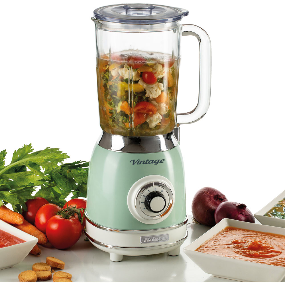 Ariete Green Vintage 1.5L Glass Jug Blender Image 6