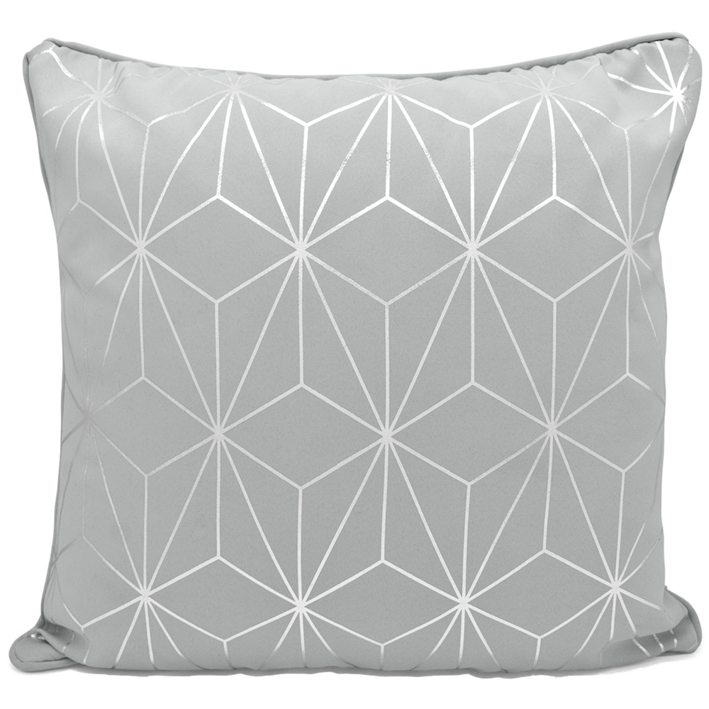 Velosso Moreno Silver Filled Cushion 43 x 43cm 2 Pack Image 1