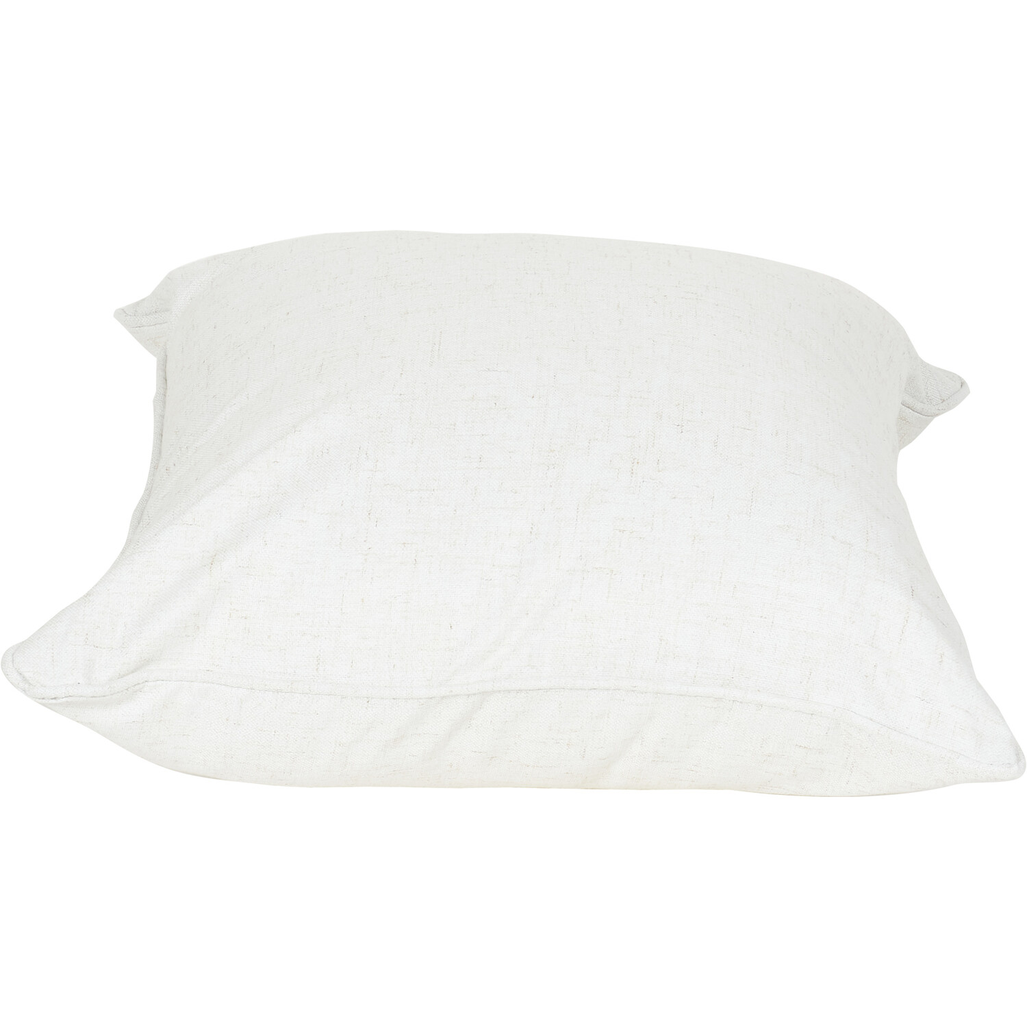 Divante Verona Linen Look Cushion - White Image 2