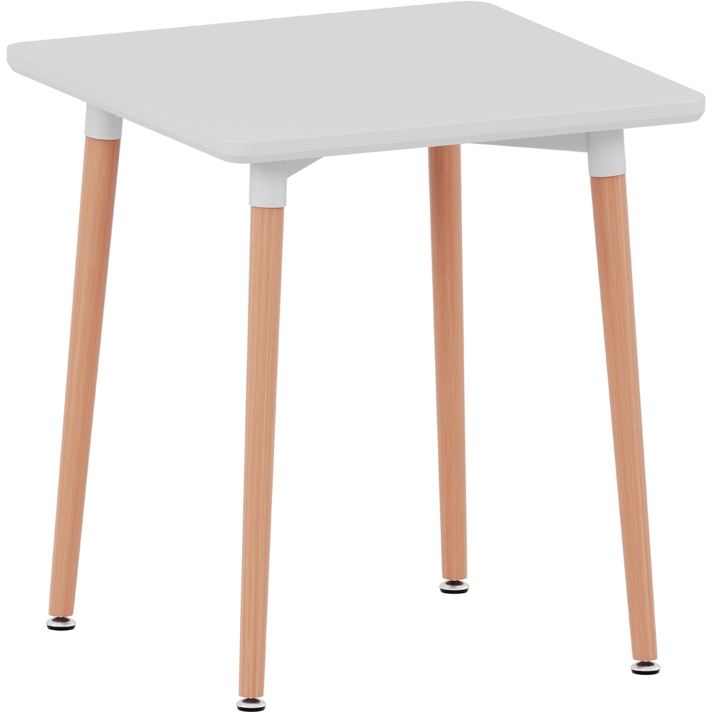 Vida Designs Batley 2 Seater Square Dining Table White Image 2